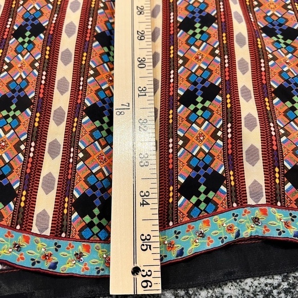 TANVI KEDIA NWOT for Anthropologie Agatha multicolor bohemian long sleeve dress - Picture 11 of 15